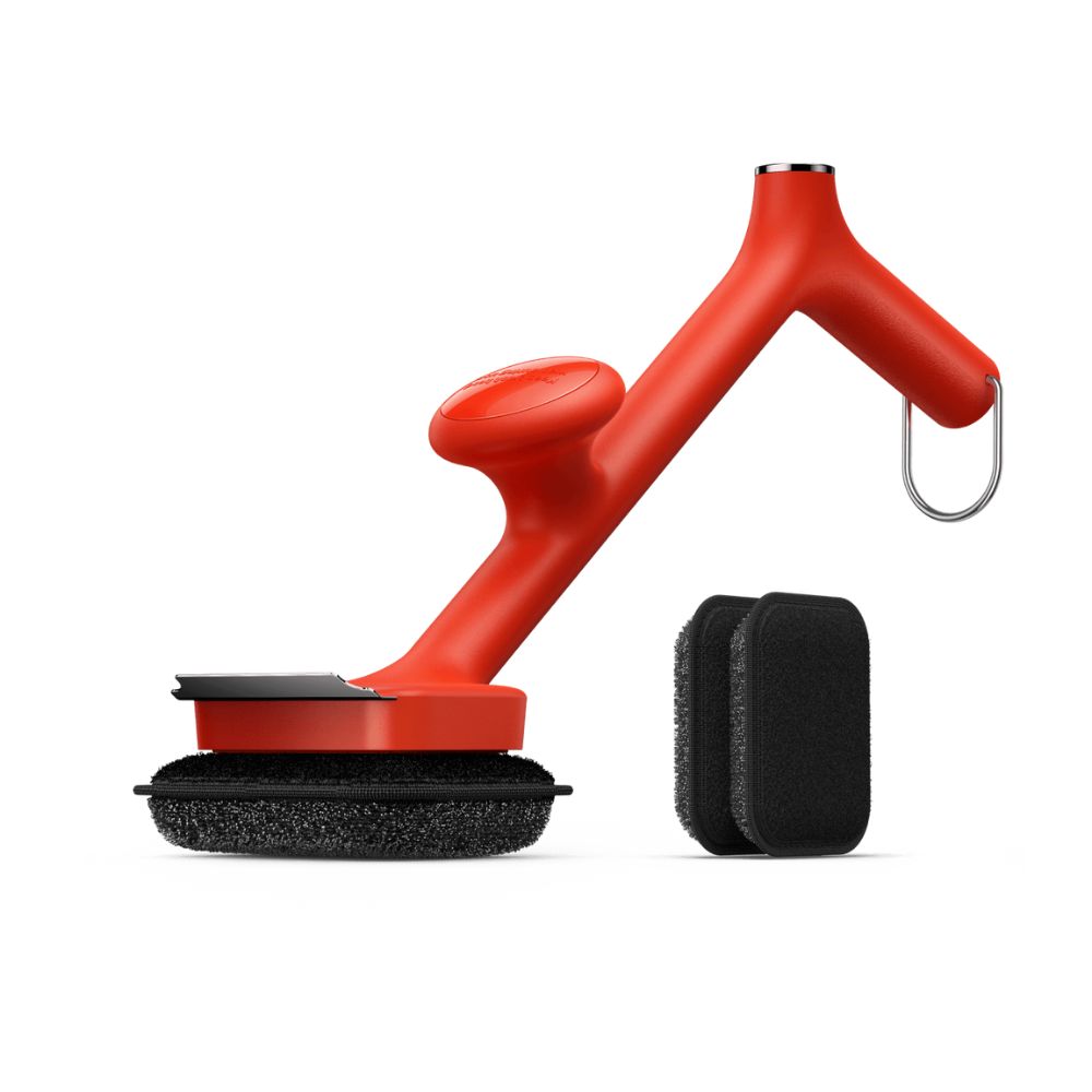 Handheld Long Handle Grill and Griddle Scrubber
