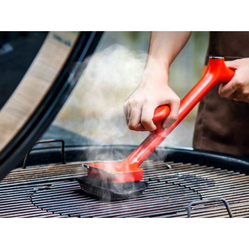 Handheld Long Handle Grill and Griddle Scrubber