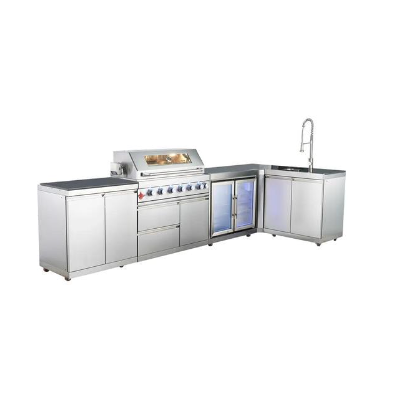 5-Burner Built-In Electric Grill with Rear Infrared Burner