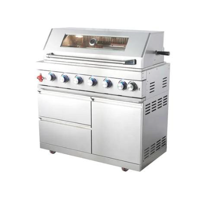 5-Burner Built-In Electric Grill with Rear Infrared Burner