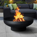 Carbon Steel Fire Pit Black