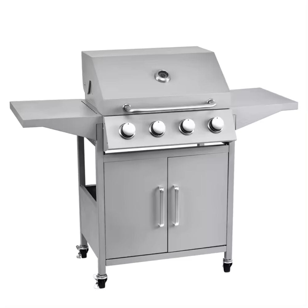 4 Burner Freestanding Stainless Steel BBQ Gas Grill
