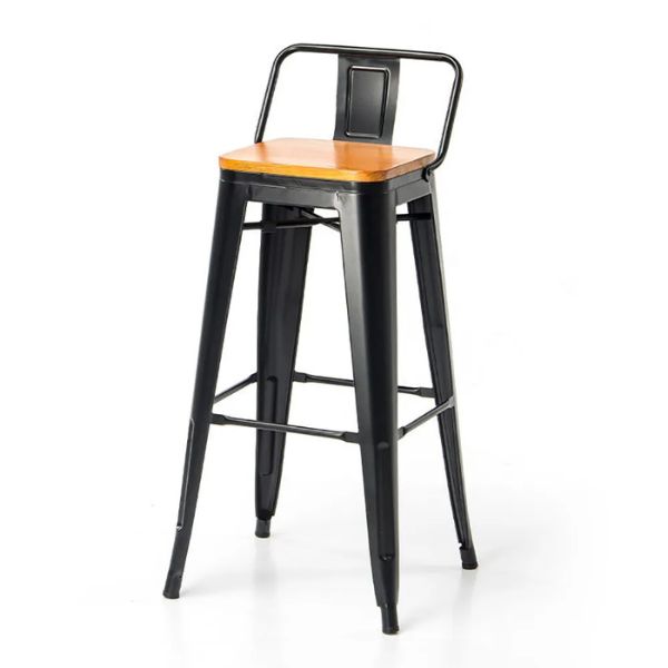 Industrial Iron Bar Stool For Outdoor Bars