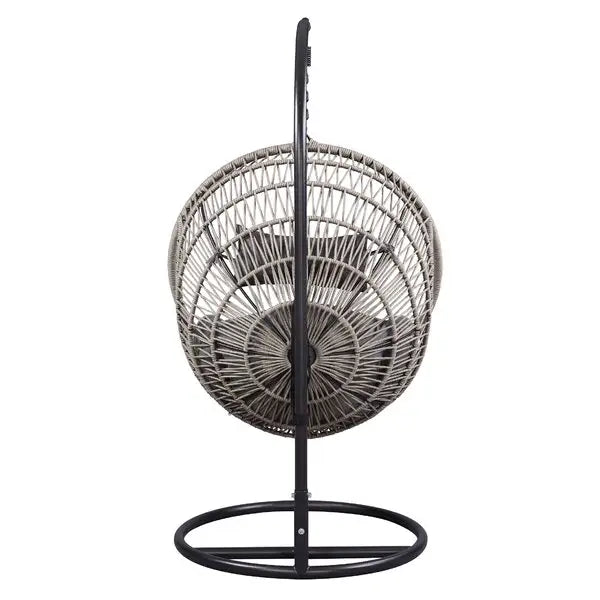 Gray Swing Chair w/ Steel Frame